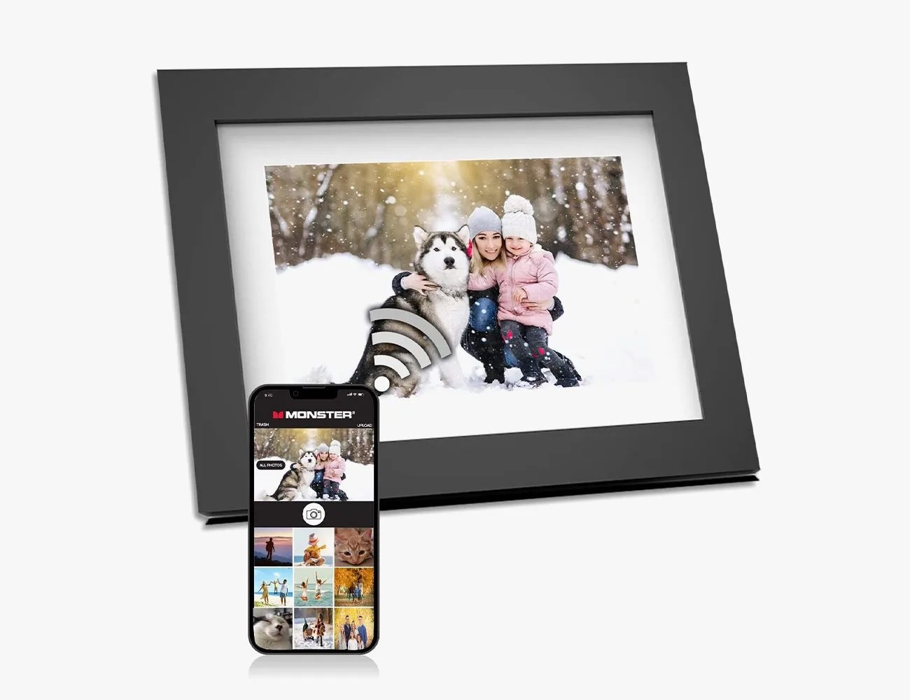 Monster Smart Home 16 GB Digital Photo Frame