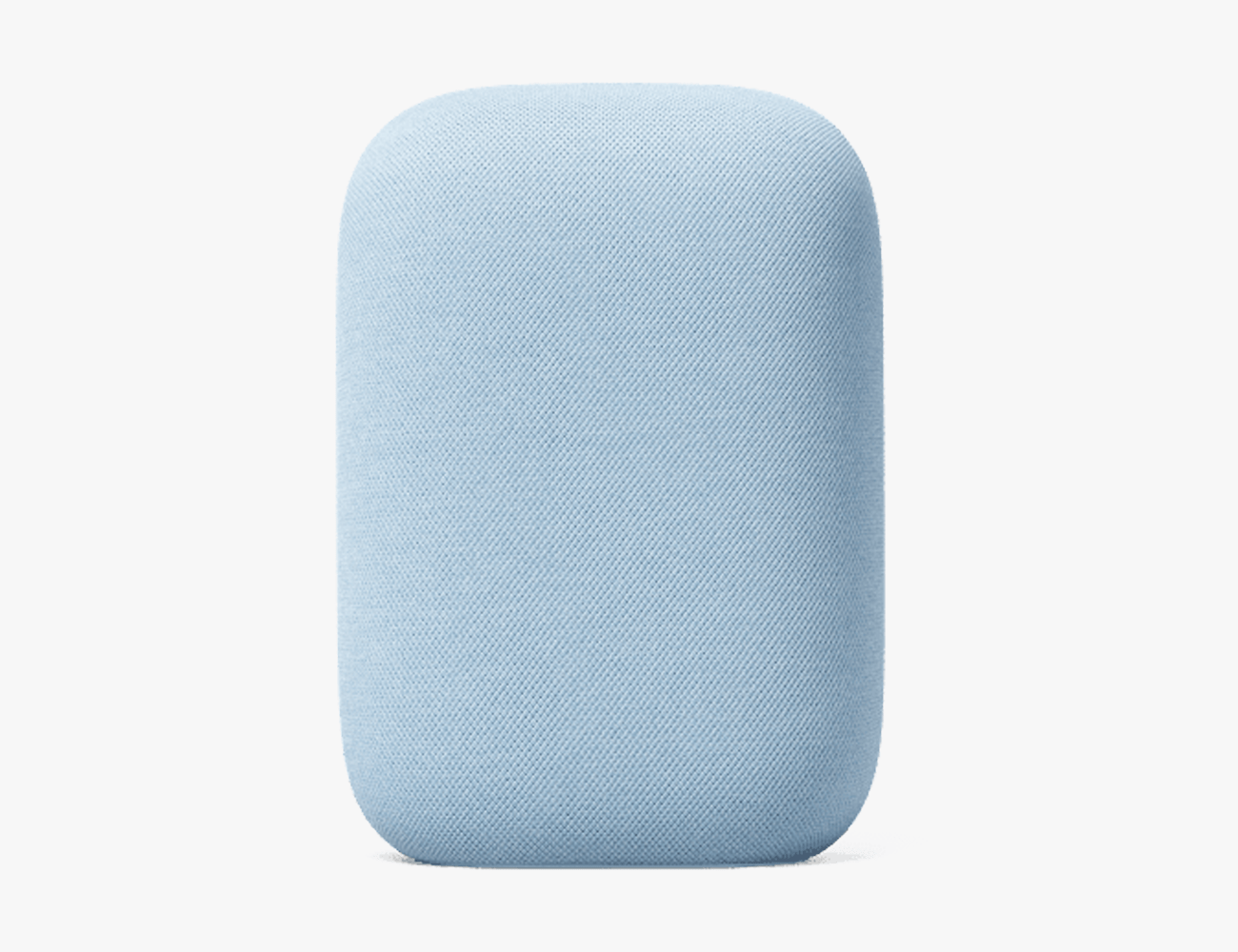 google next audio device in light blue