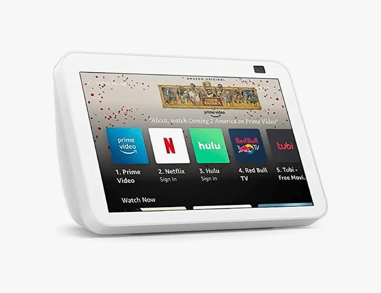 amazon echo show in white