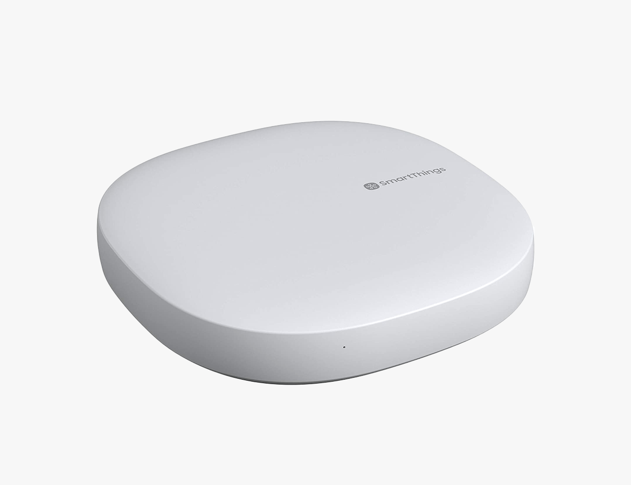 samsung smarthings hub in white