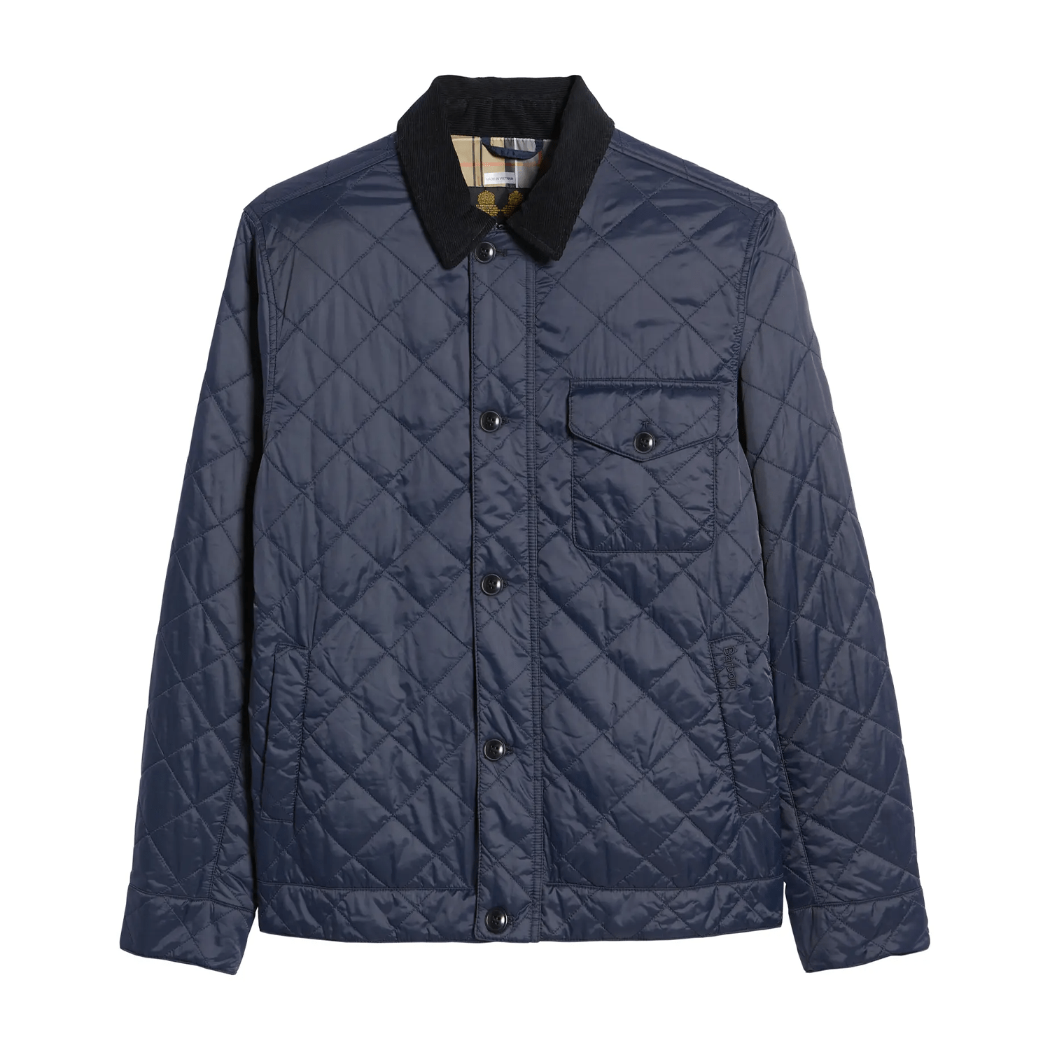 Barbour Marben Quilted Jacket in Navy