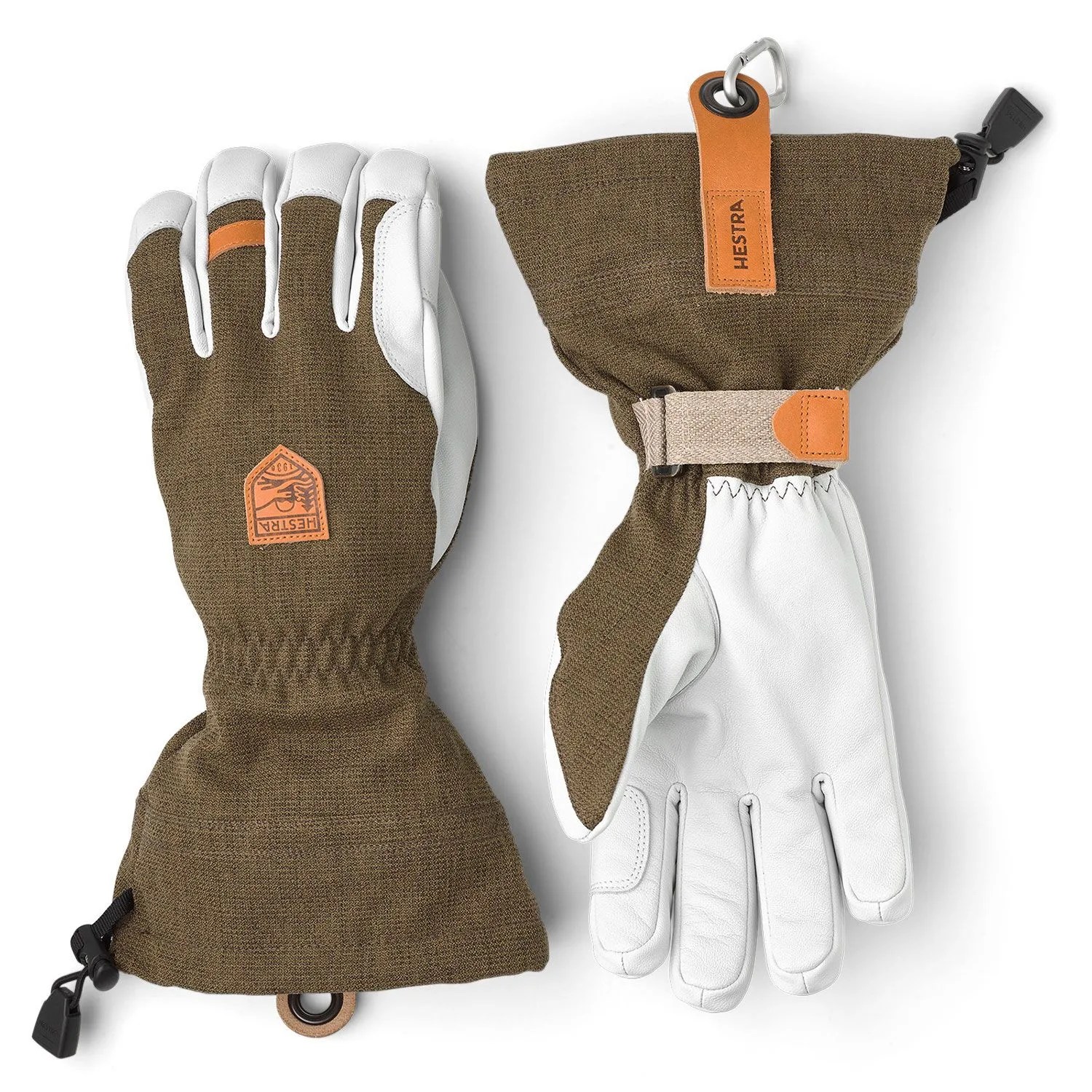Hestra Gloves Army Leather Patrol Insulated Gauntlet Gloves