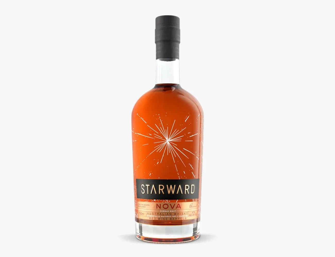 starward whiskey bottle