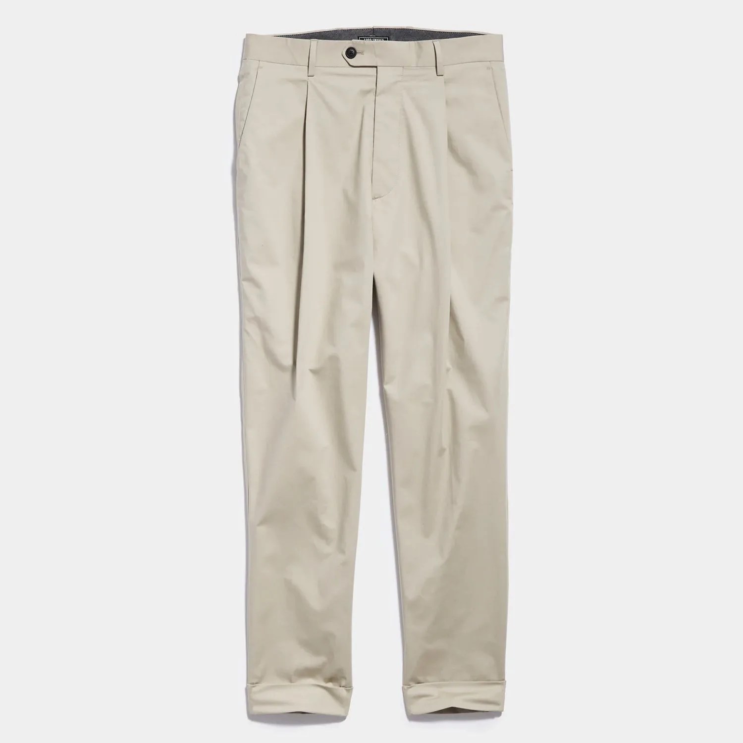 Italian Stretch Twill Madison Suit Trouser in Sandstone