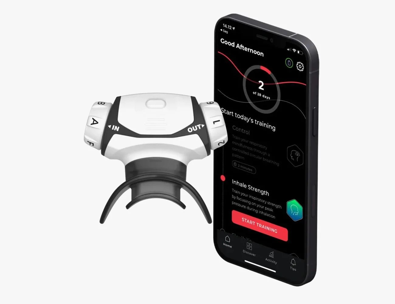 airofit pro 2 smart breathing trainer