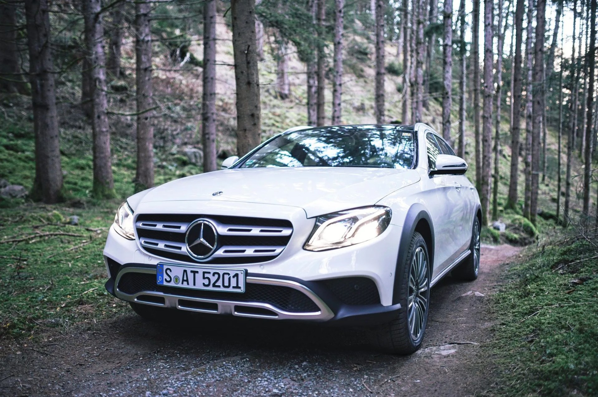 e class all terrain wagon on a trail