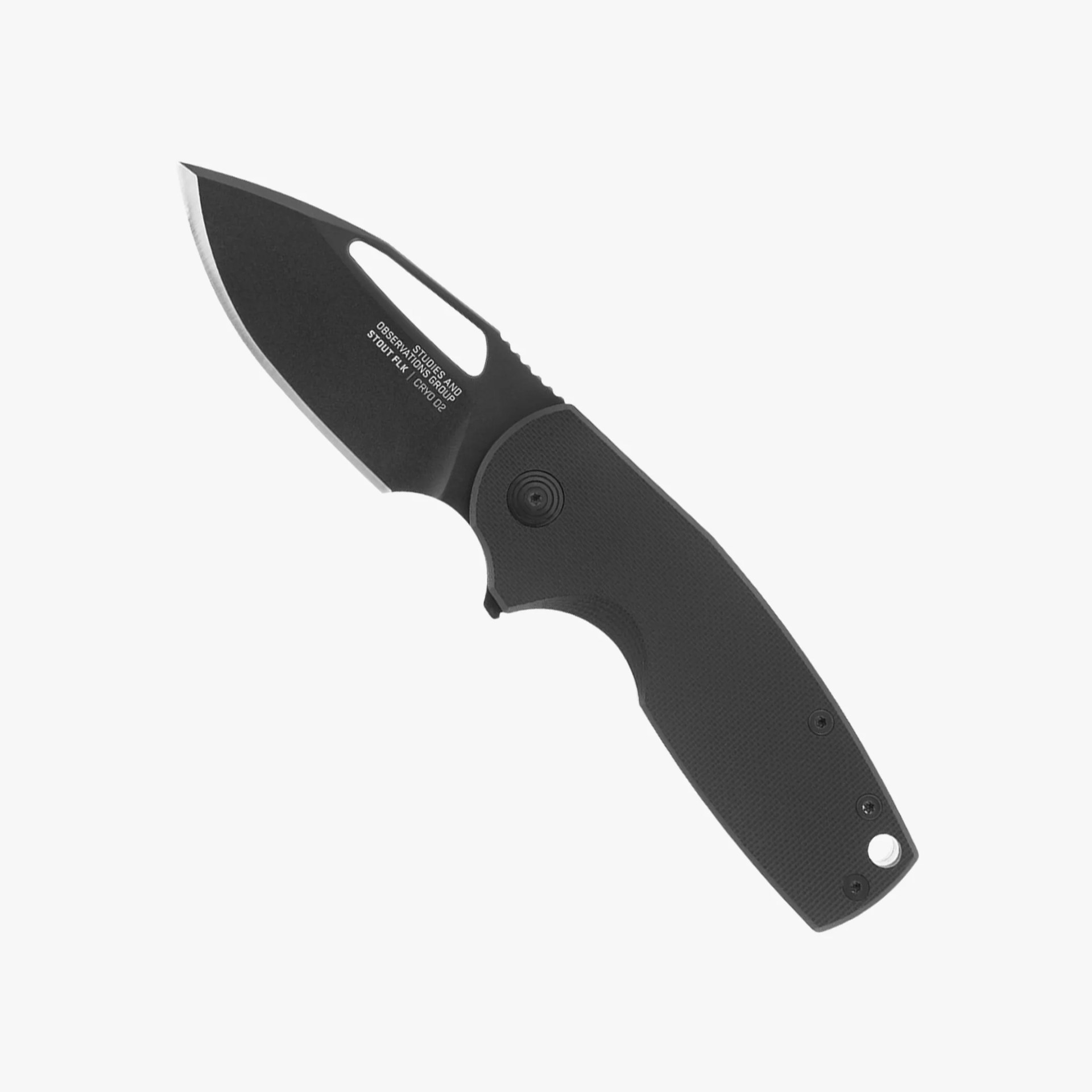 a black sog knife