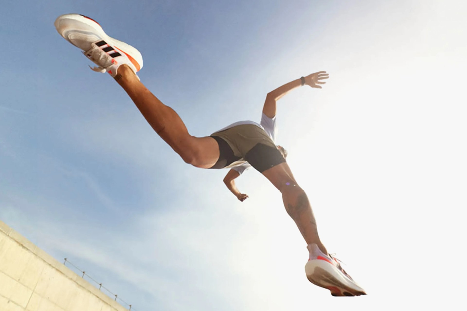 a person jumping