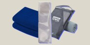 collage of gym towels