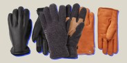 collage of three winter gloves