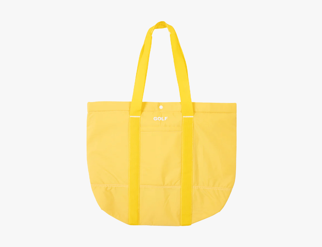 a yellow tote bag
