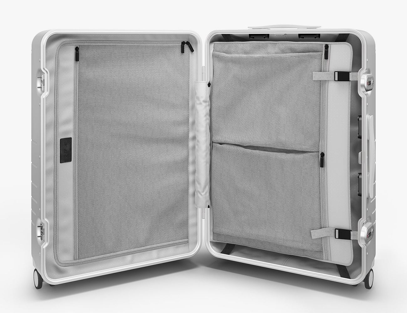 inside a monos suitcase