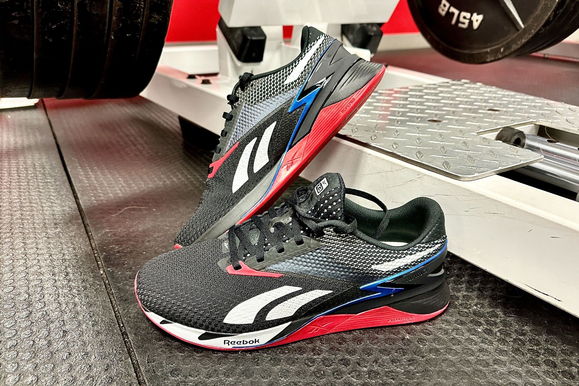 reebok nano x3 shoes in a gym