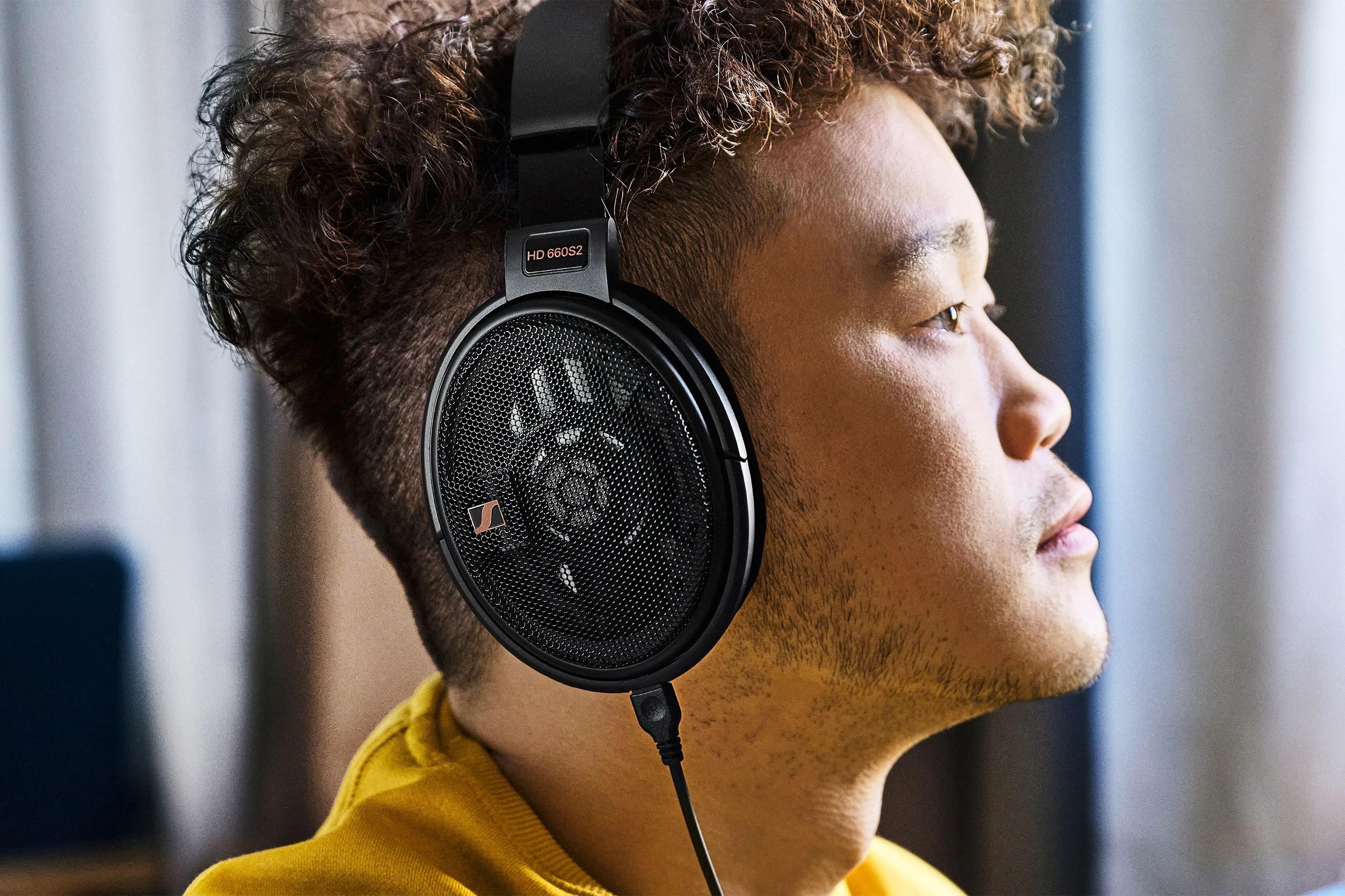 a man wearing headphones