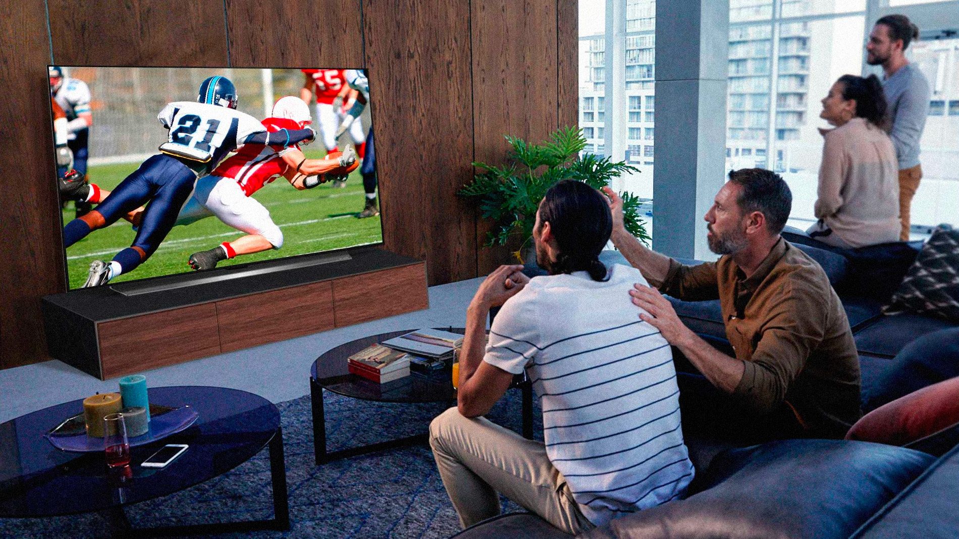 superbowl tv setups