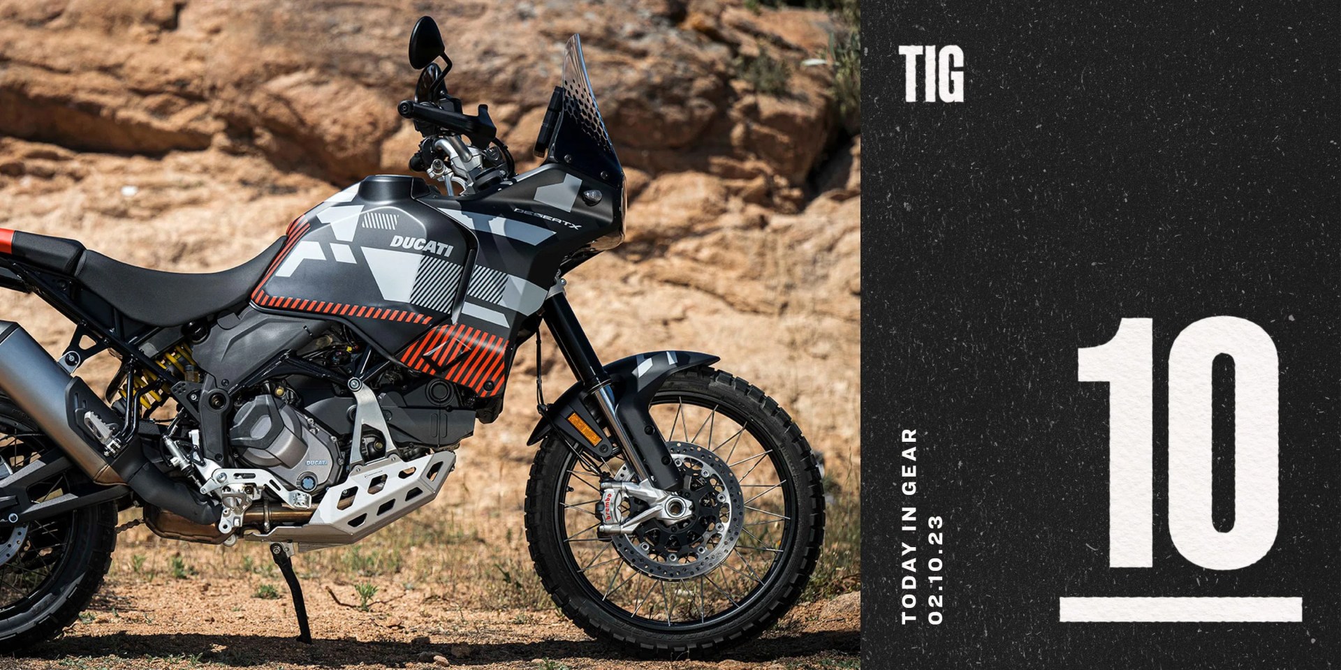 today in gear february 10 2023 ducati desertx motorcycle