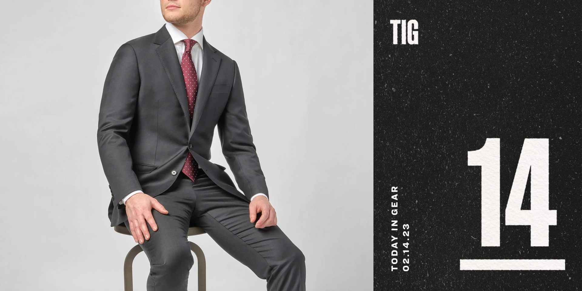 today in gear february 14 2023 man wearing spier and mackay suit