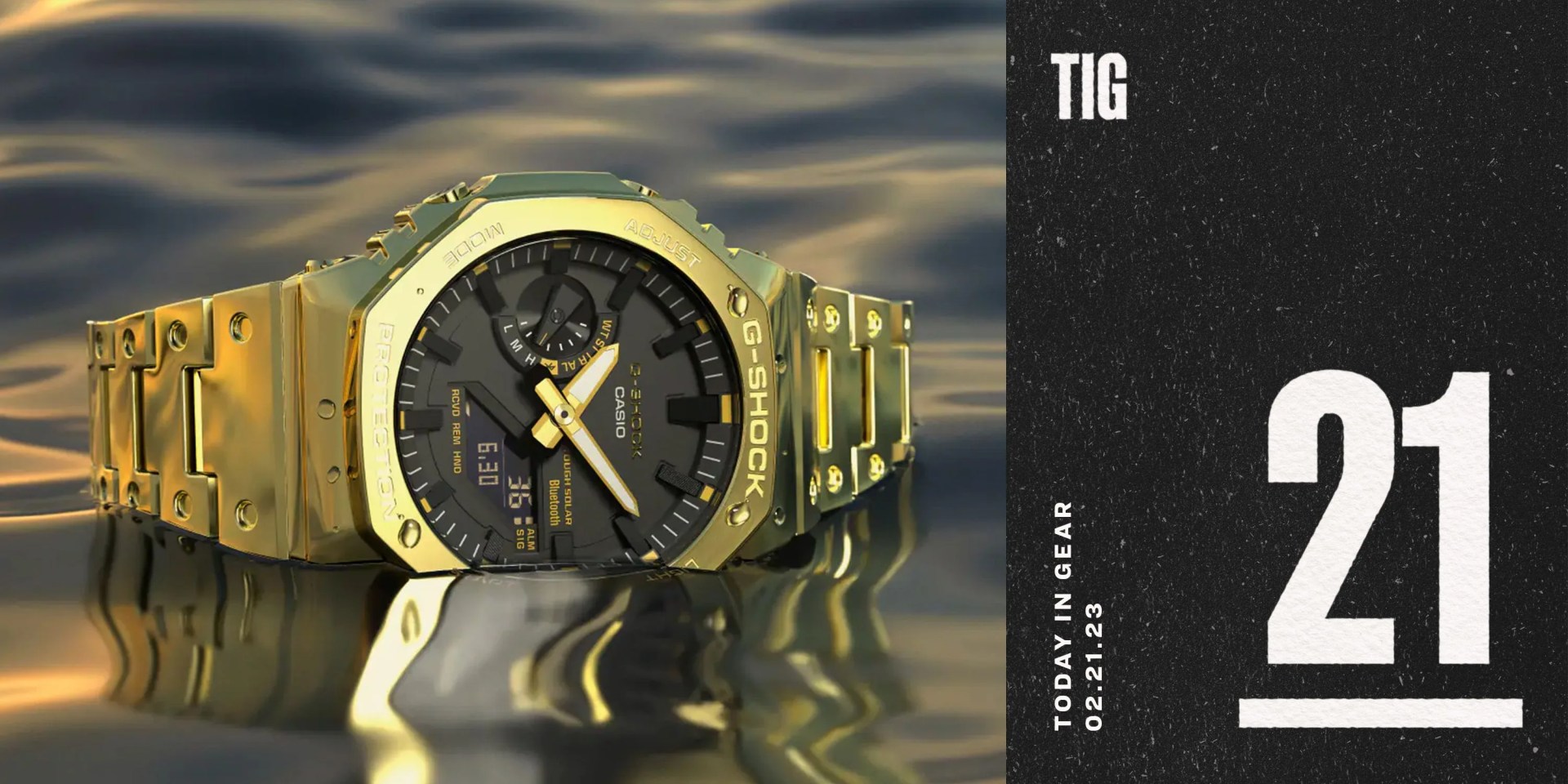 today in gear february 21 2023 casio g shock 2100 series gm b2100gd watch