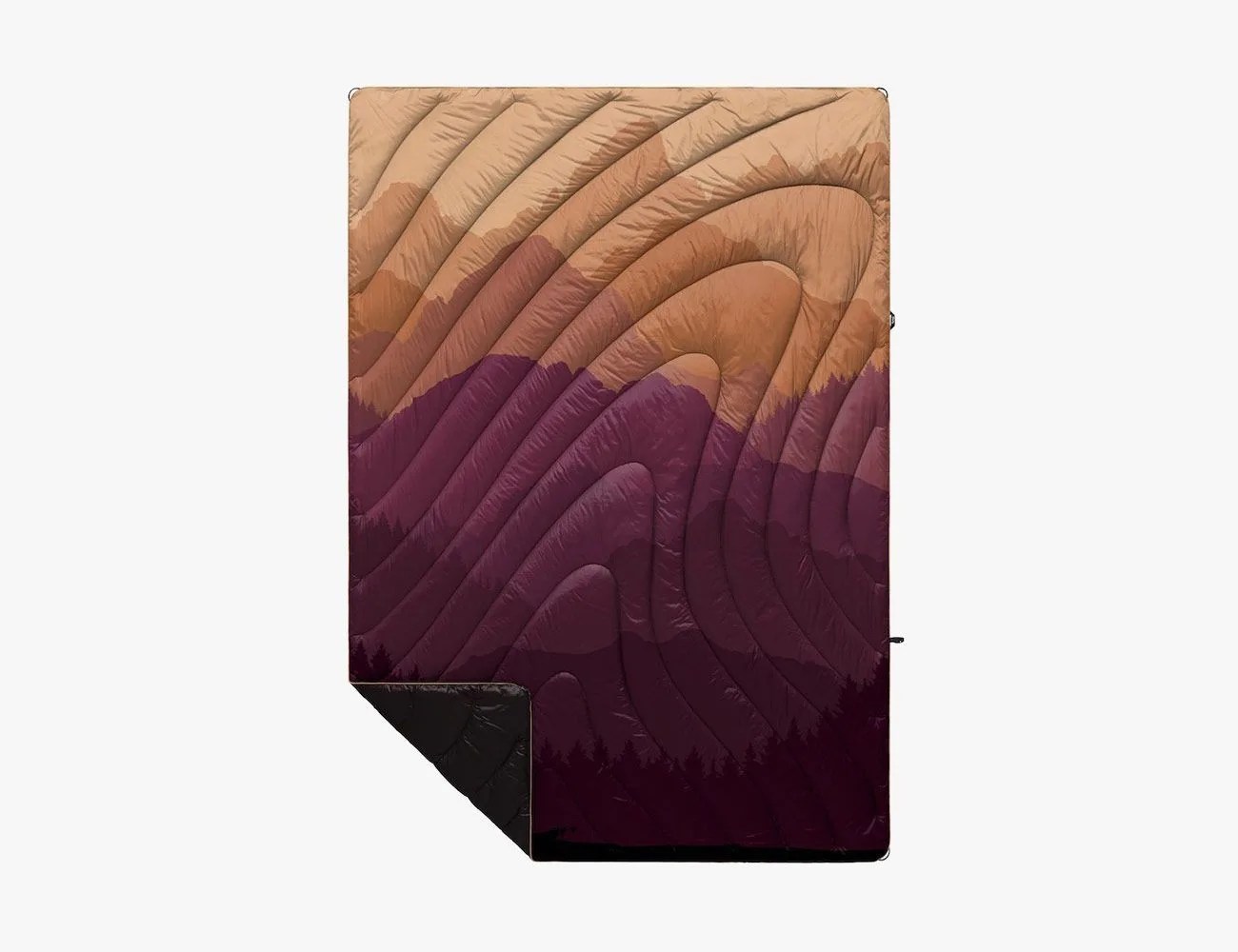 rumpl original puffy blanket in teton fade