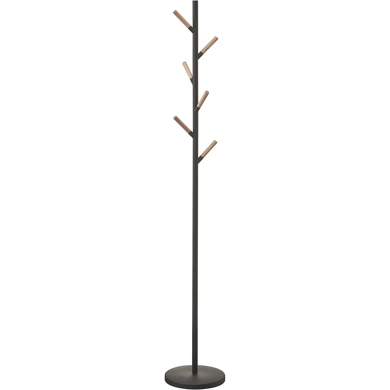yamazaki home hanger steel coat rack, one size, black