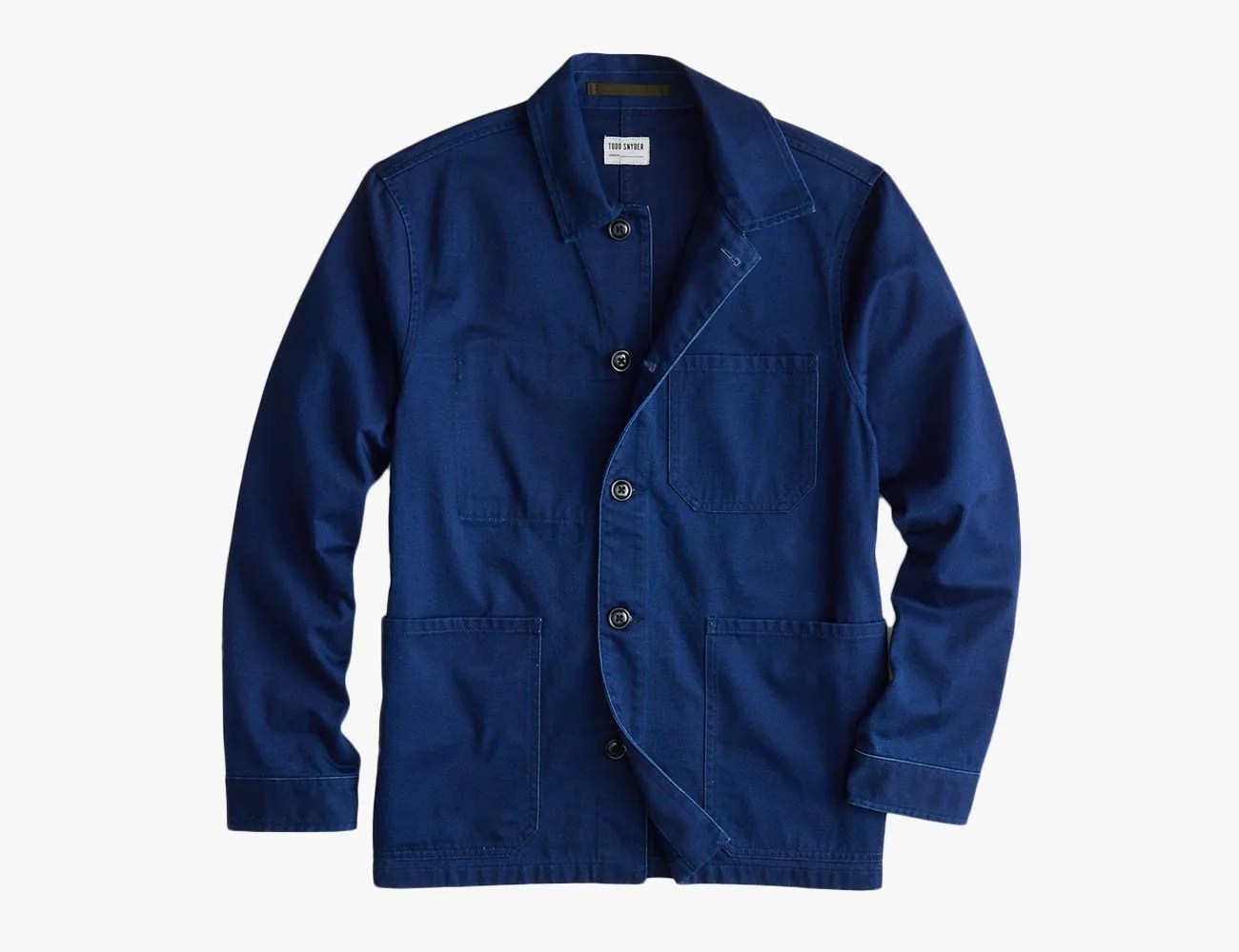french blue chore coat