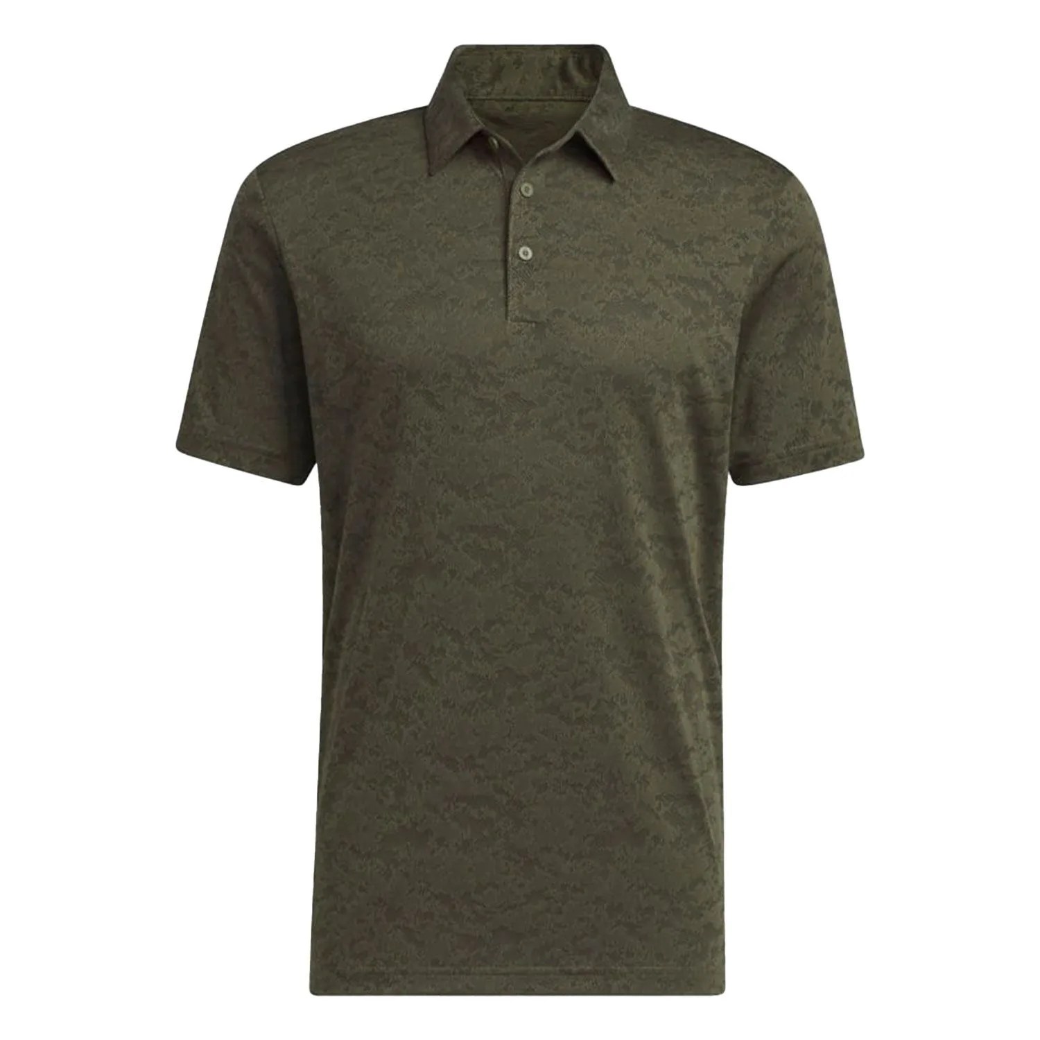 Textured Jacquard Golf Polo Shirt