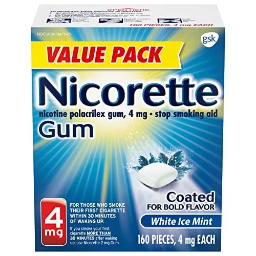 Nicorette 4mg Nicotine Gum