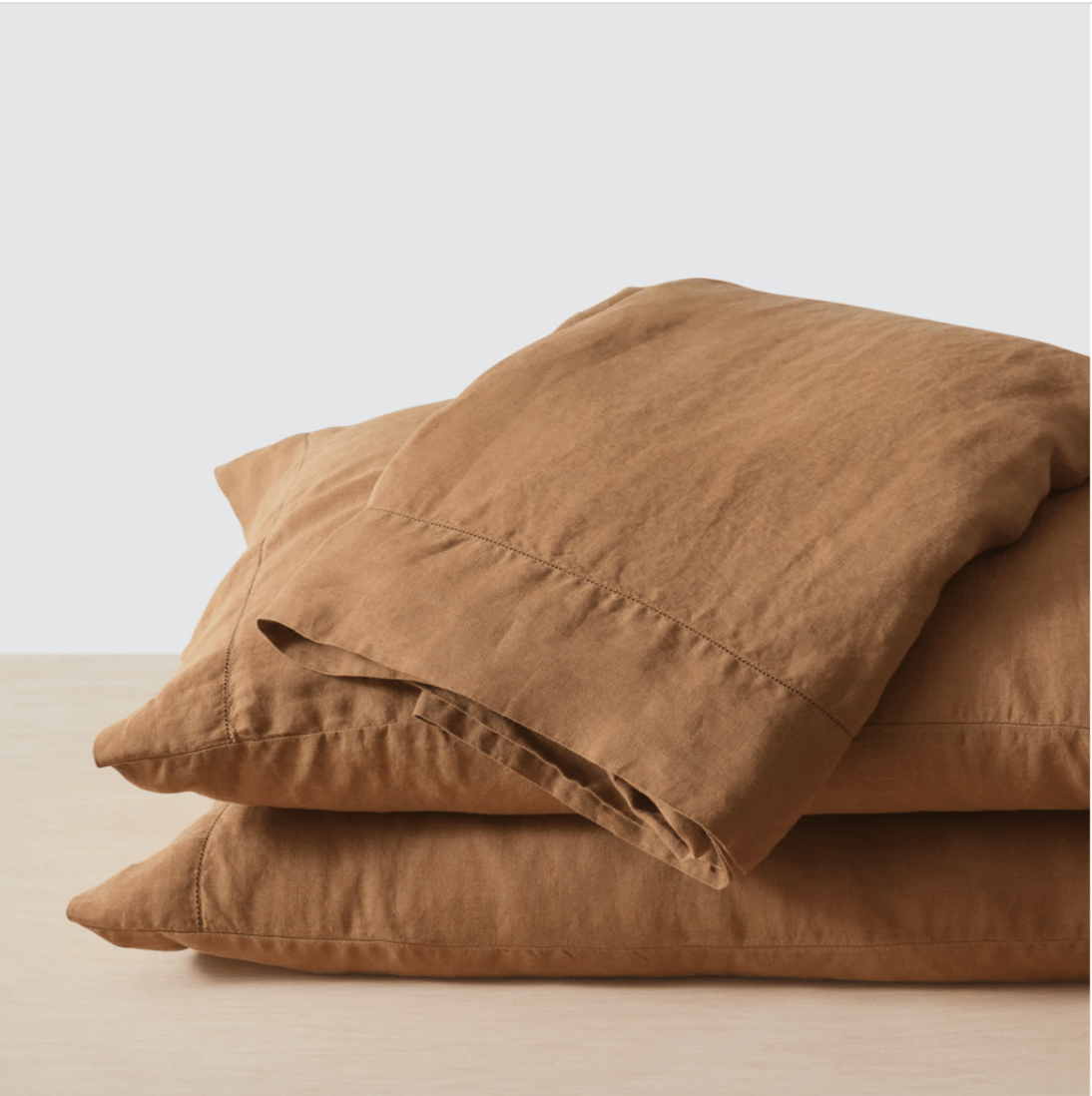 stonewashed linen sheet set