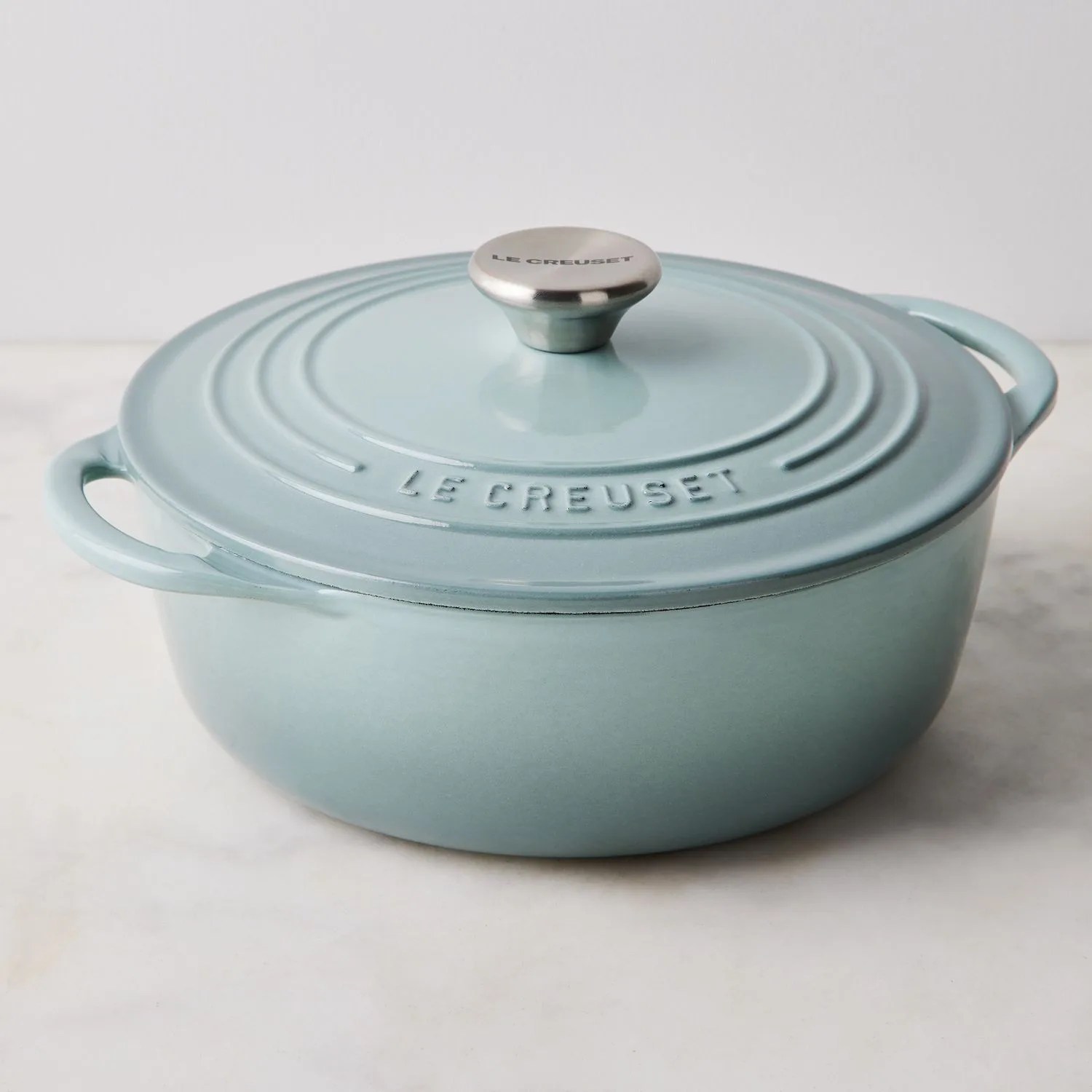 Le Creuset Enameled Cast Iron Shallow Round Dutch Oven, 2.75QT