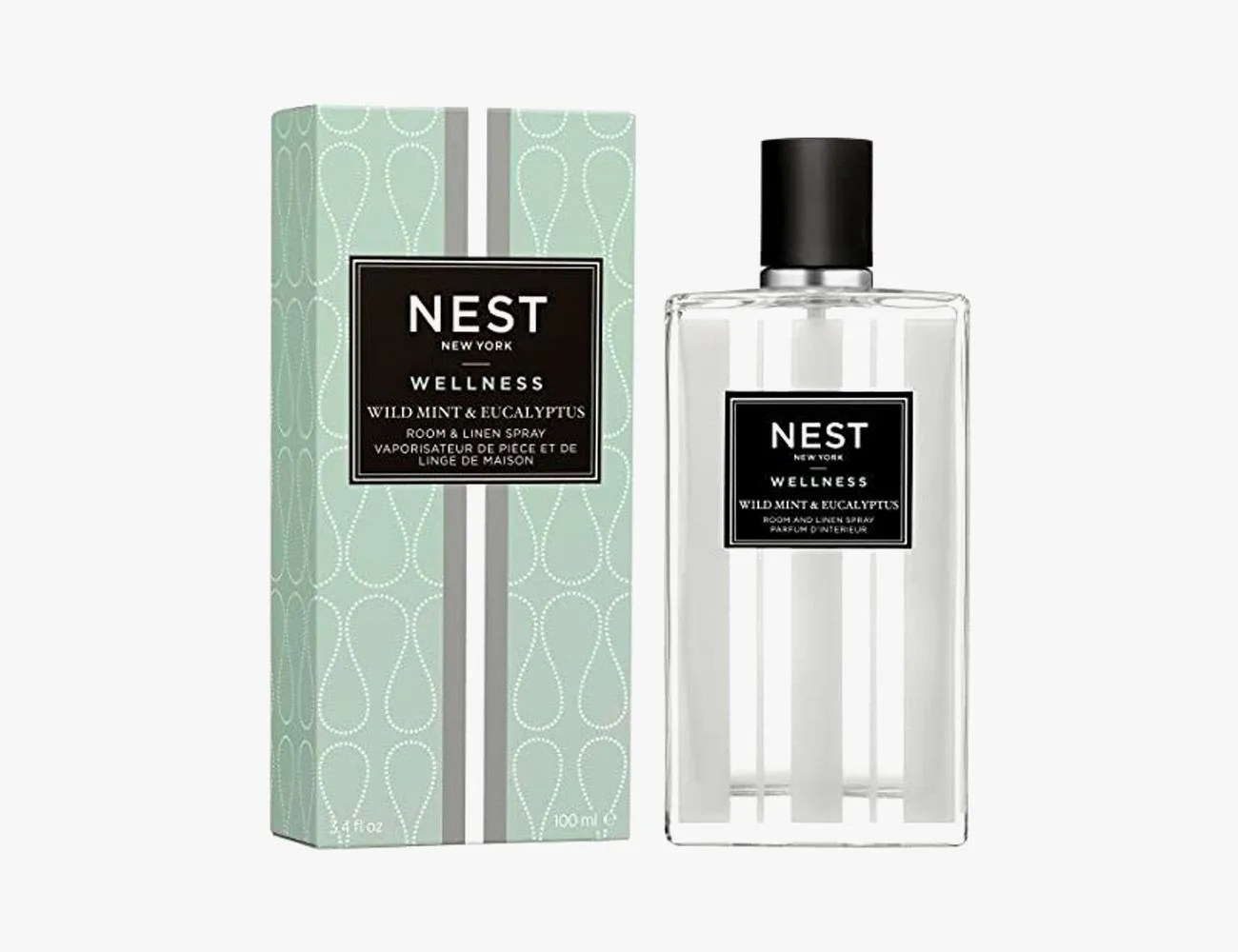 nest new york wild mint  eucalyptus room  linen spray