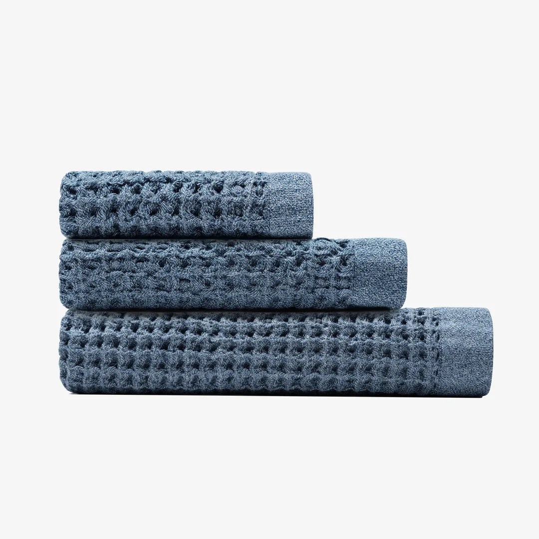 Waffle Bath Towel Set