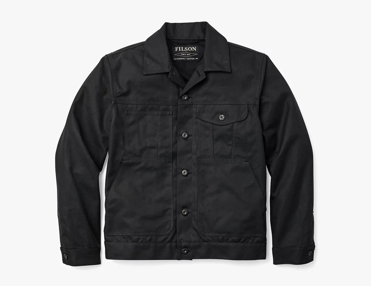 tin cloth short lined cruiser jacket