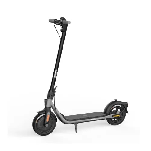 Segway Ninebot D18W Electric KickScooter- 500W Hub Motor, 11.2 Miles Range & 15.5MPH, w/t 10" Pneumatic Tires, Dual Brakes, Commuting Electric Scooter for Adults & Teens