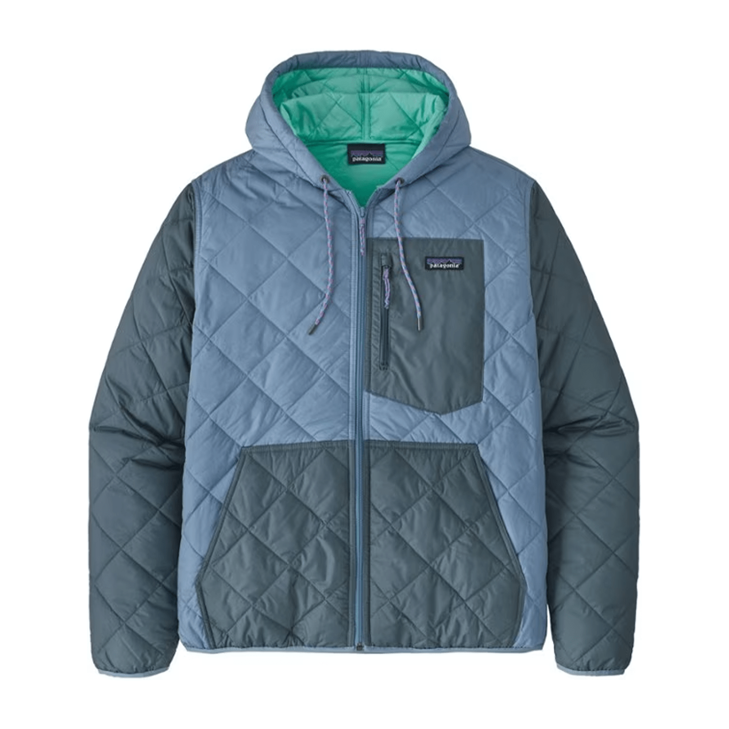 patagonia diamond quilted insulated bomber hoodie