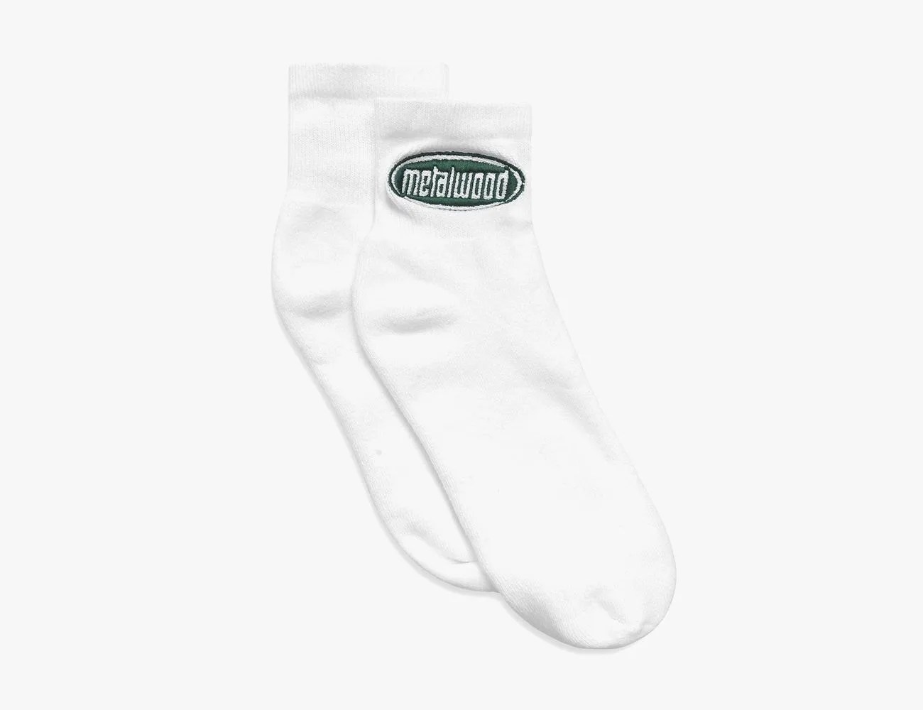 Metalwood Oval Logo Quarter Sock