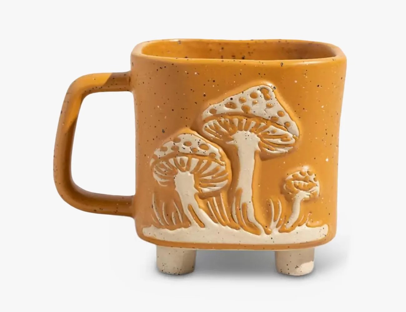 united by blue mushroom footsie mug