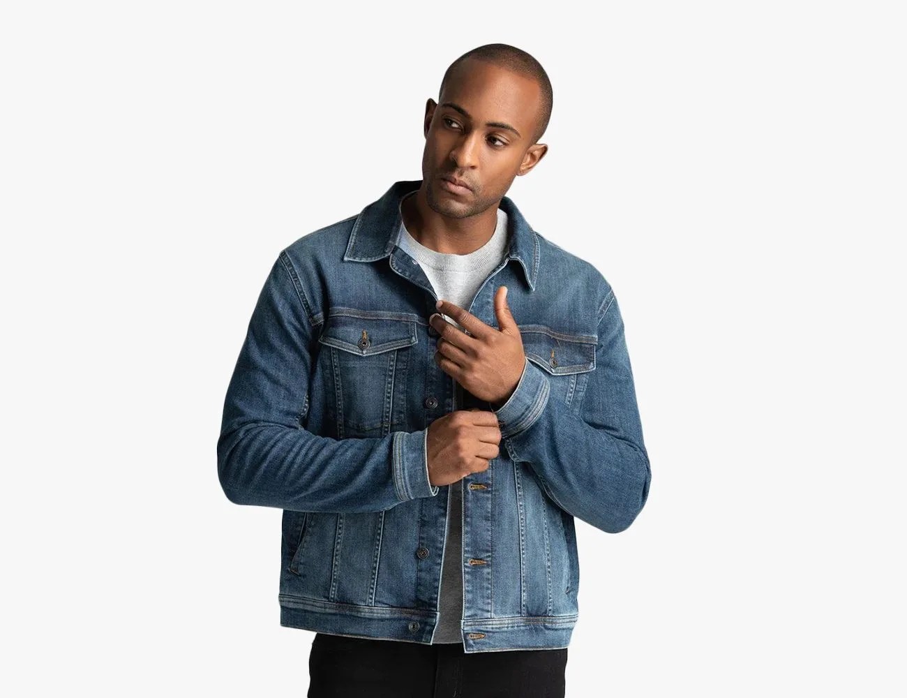 duer stay dry denim jacket