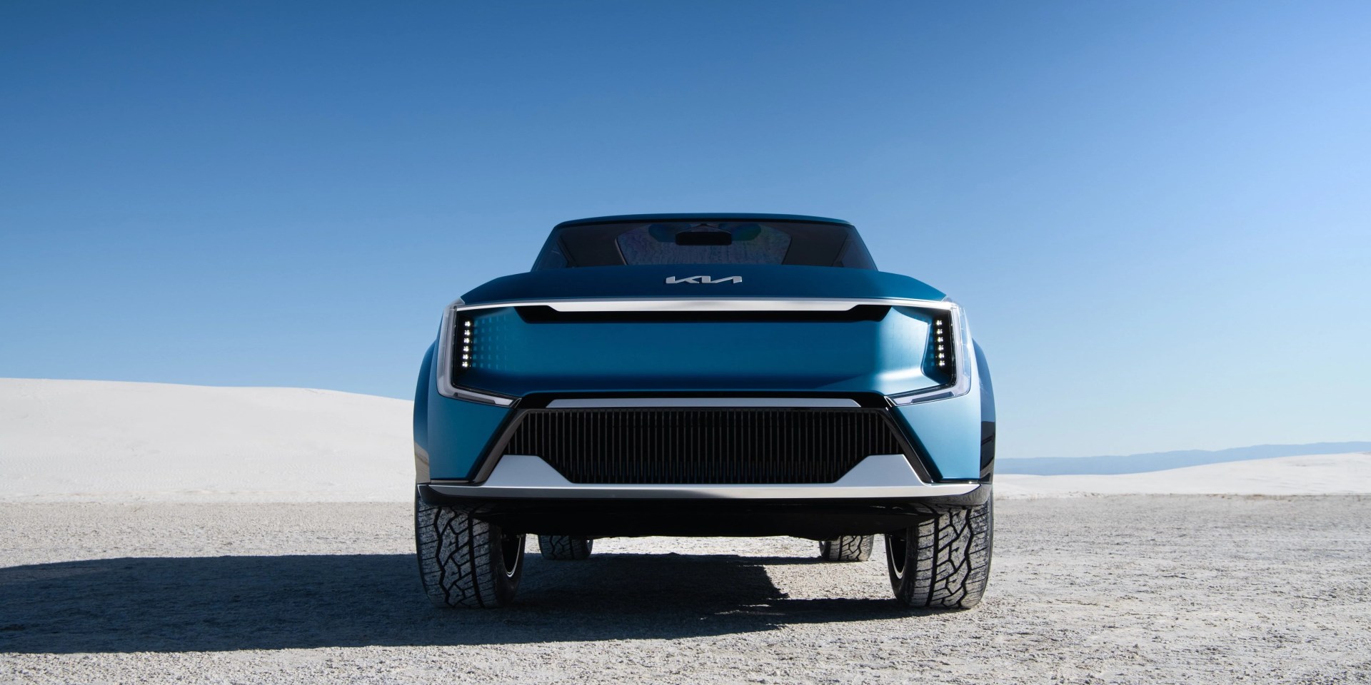 kia concept ev9 grille