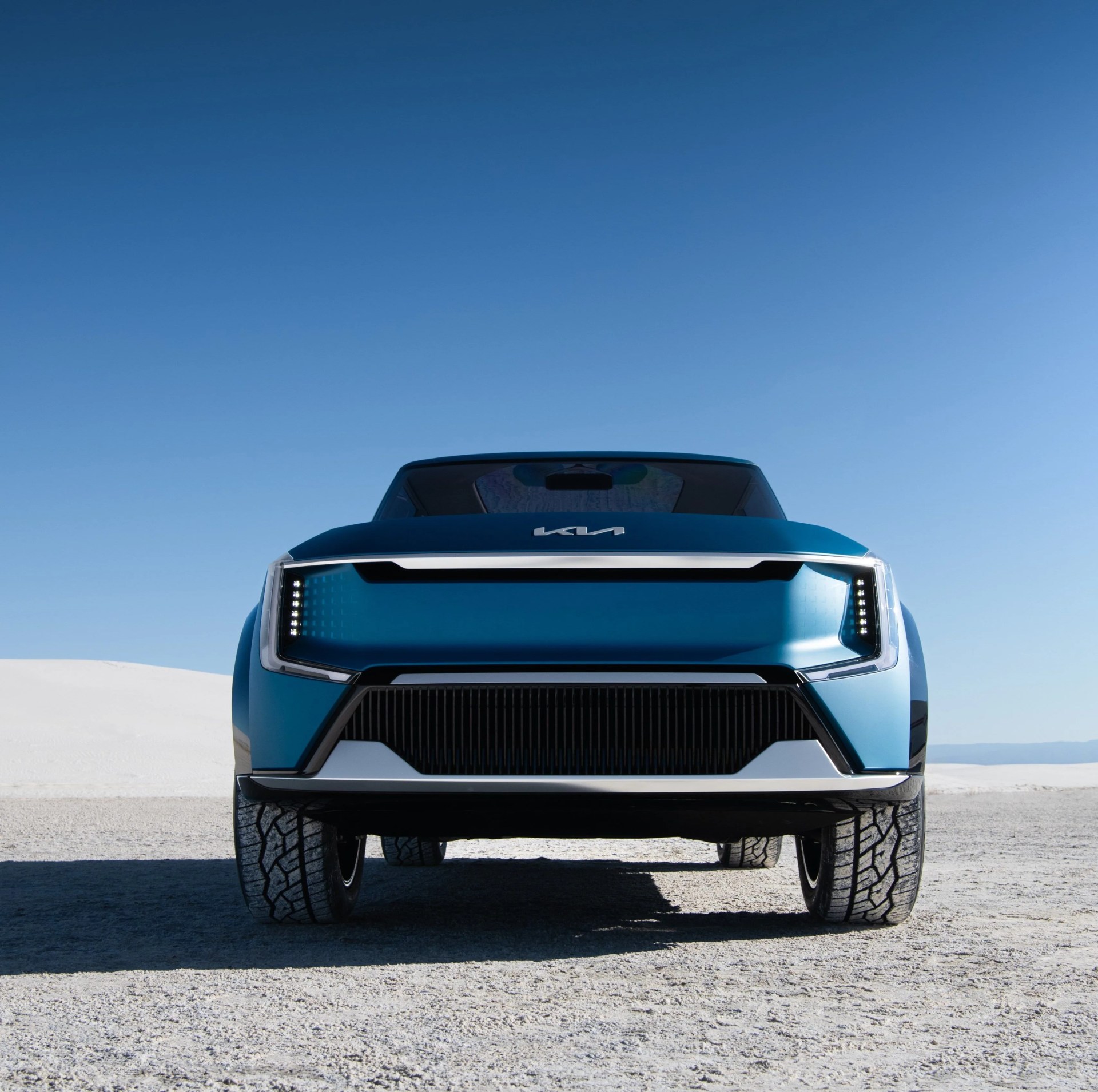kia concept ev9 grille