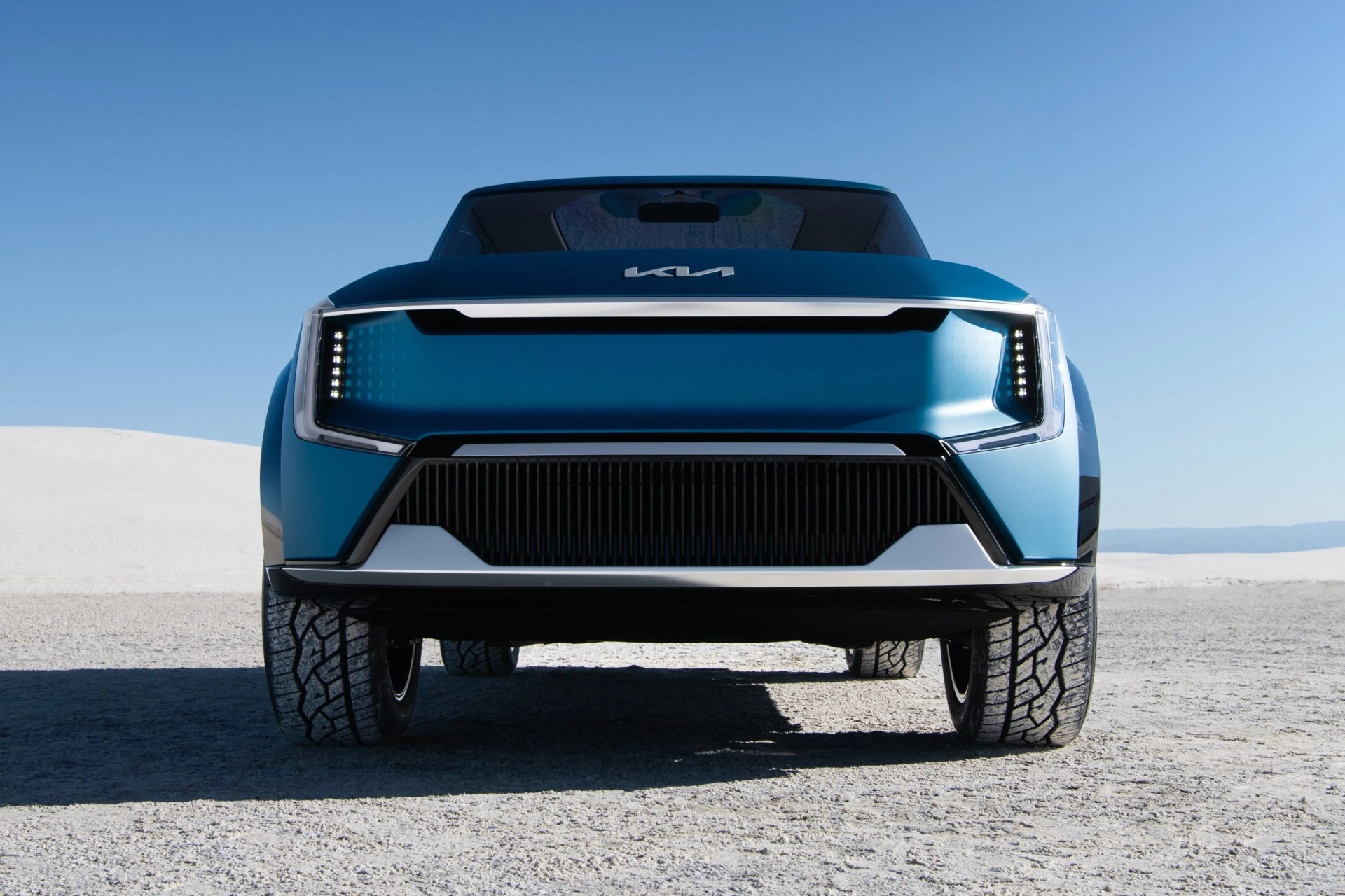 kia concept ev9 grille