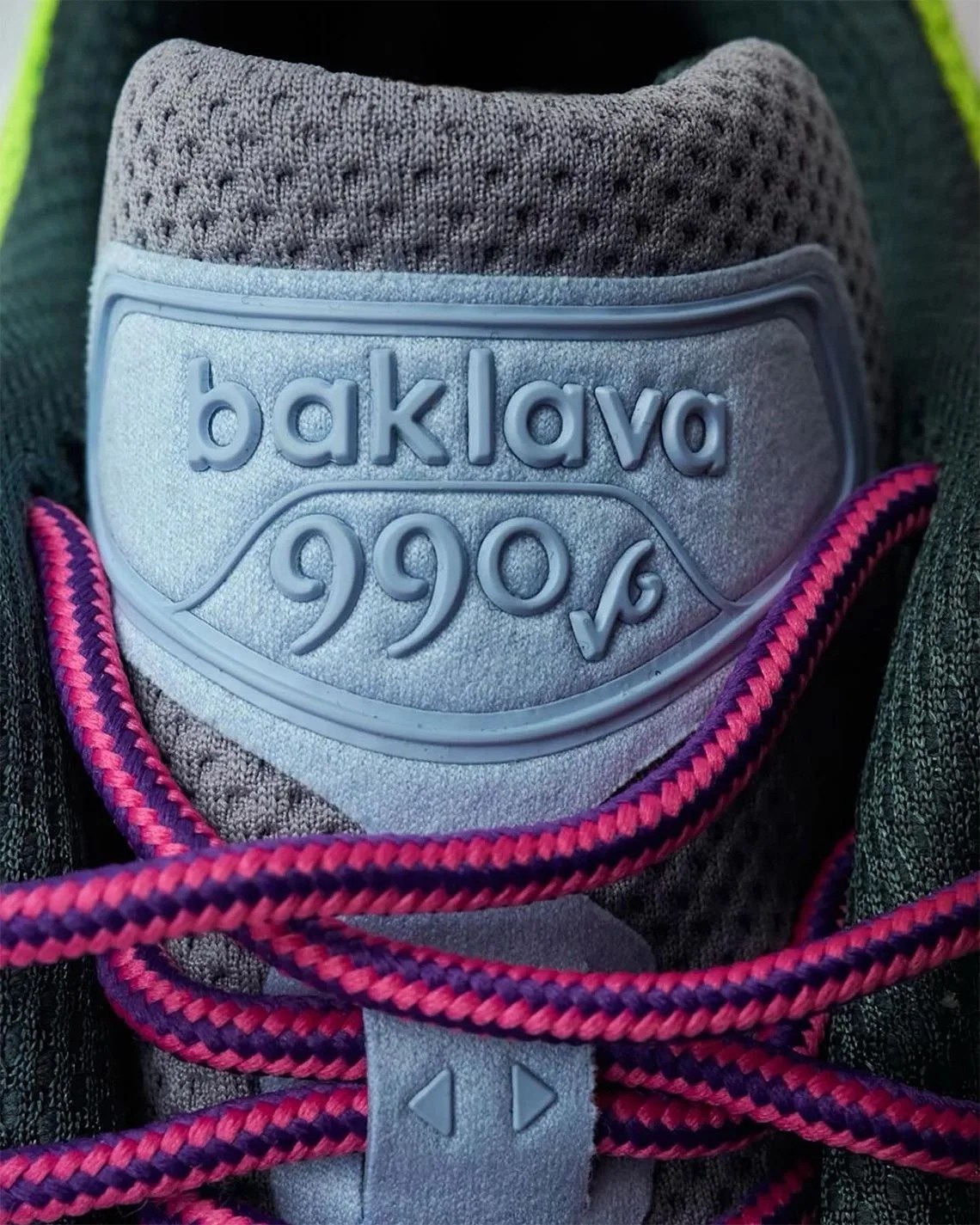 close up of a new balance shoe