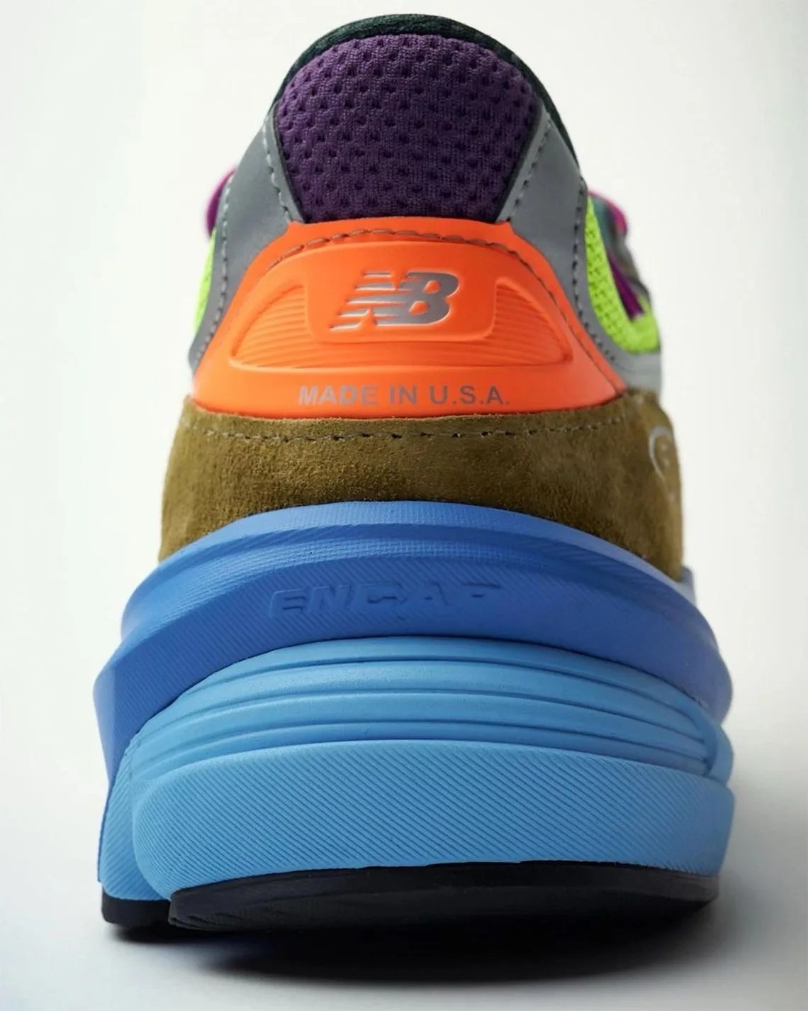 close up of a new balance shoe