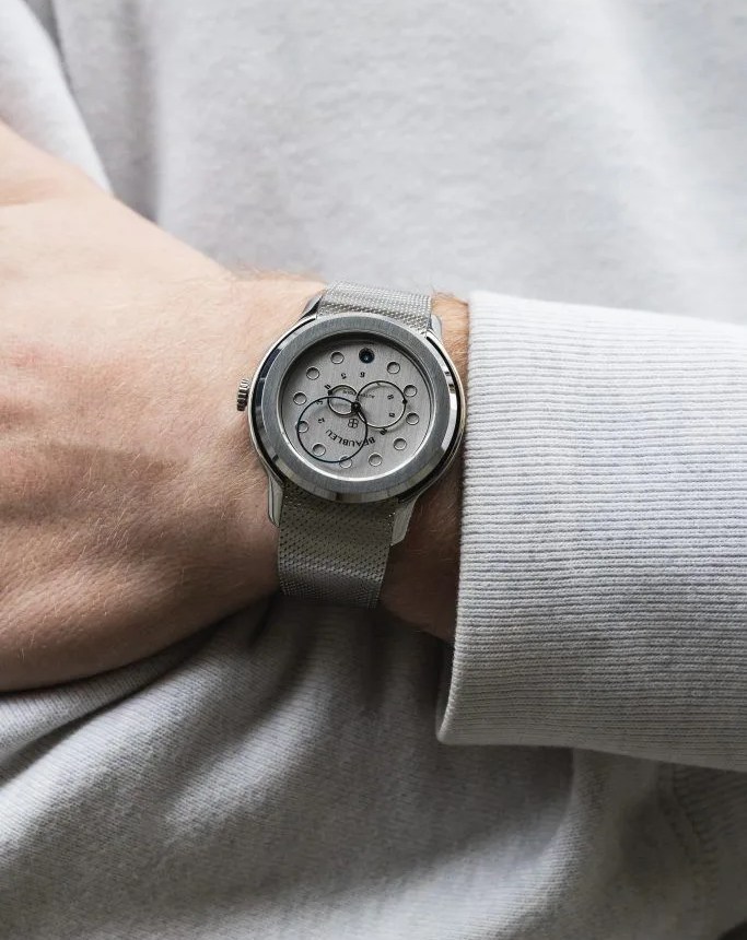 beaubleu vitruve date steel watch