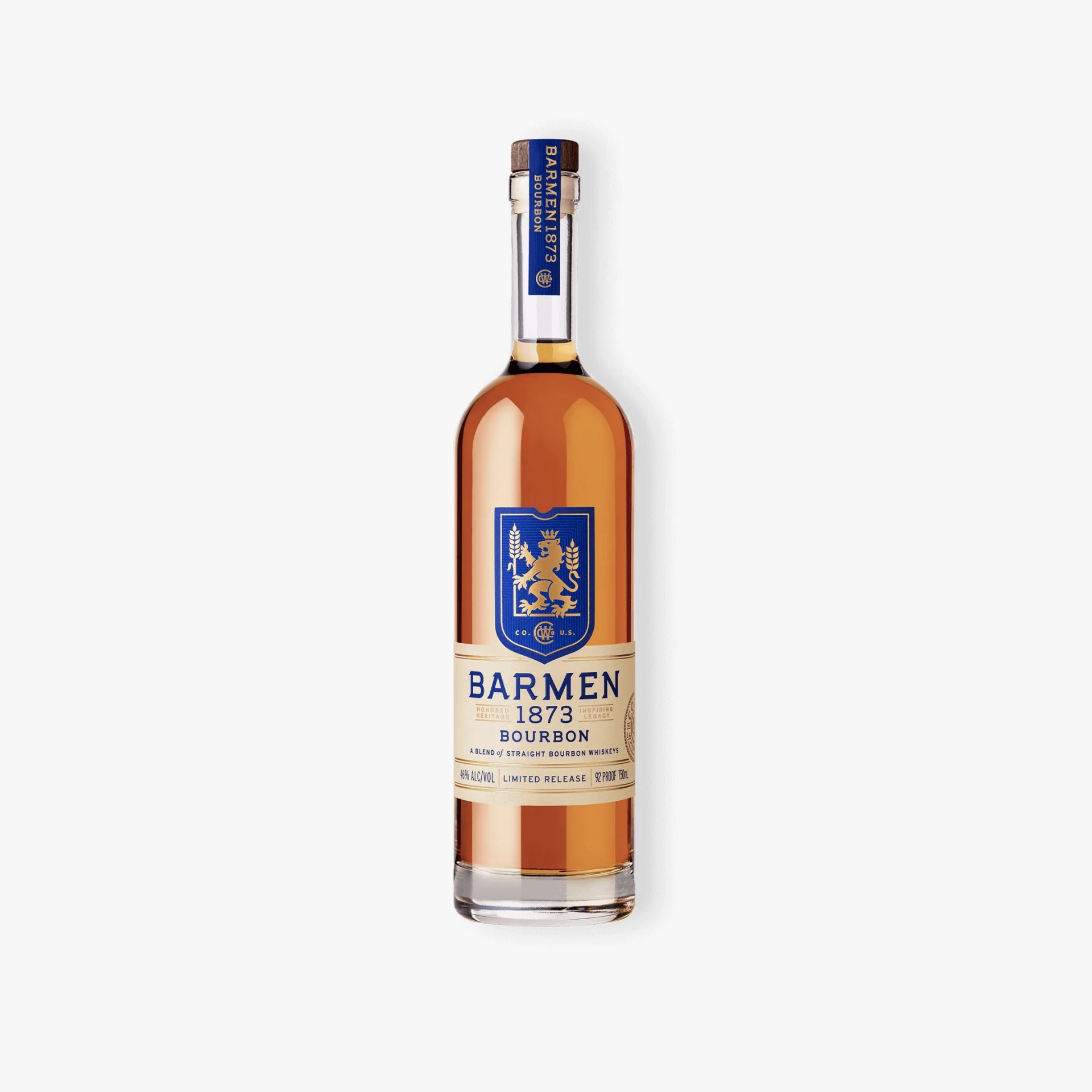 Tall bottle of whiskey