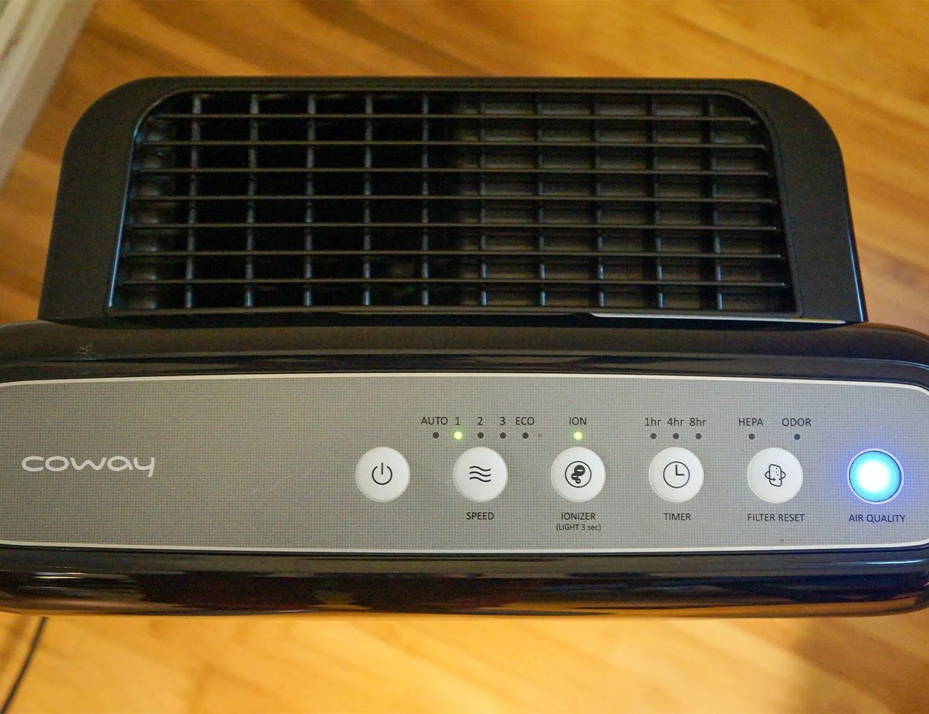 top of a coway mighty air purifier