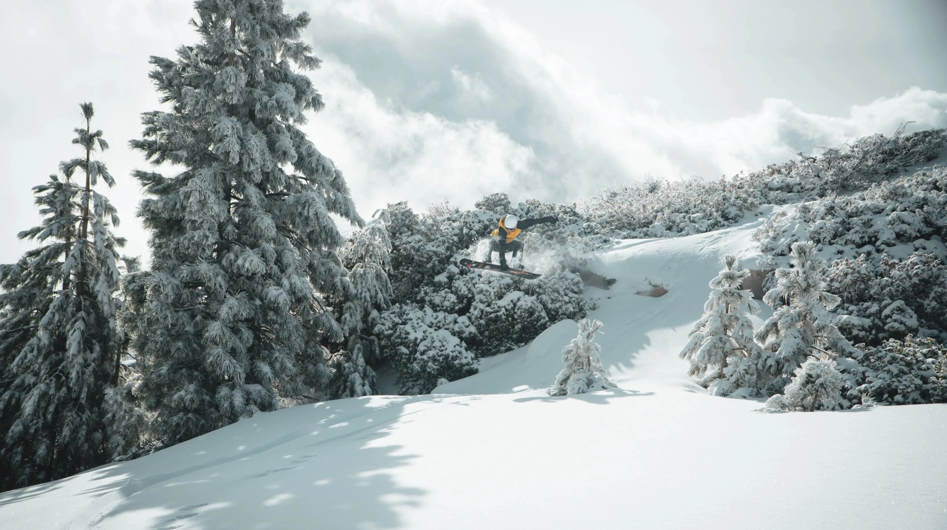 snowboard big air sidecountry