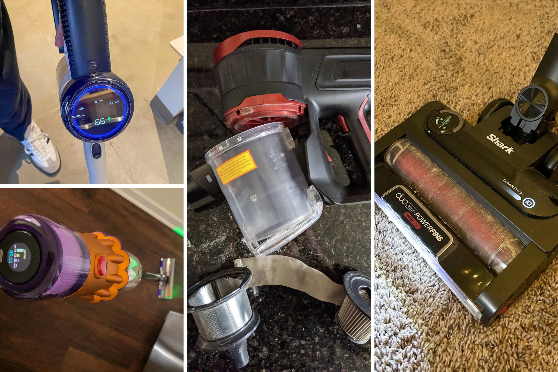 collage of vacuums