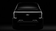 ford f150 lightning pickup truck sketch front view