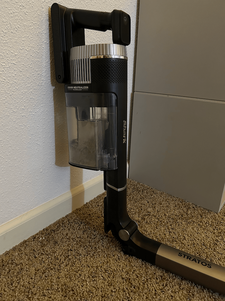 shark vacuum bent in half