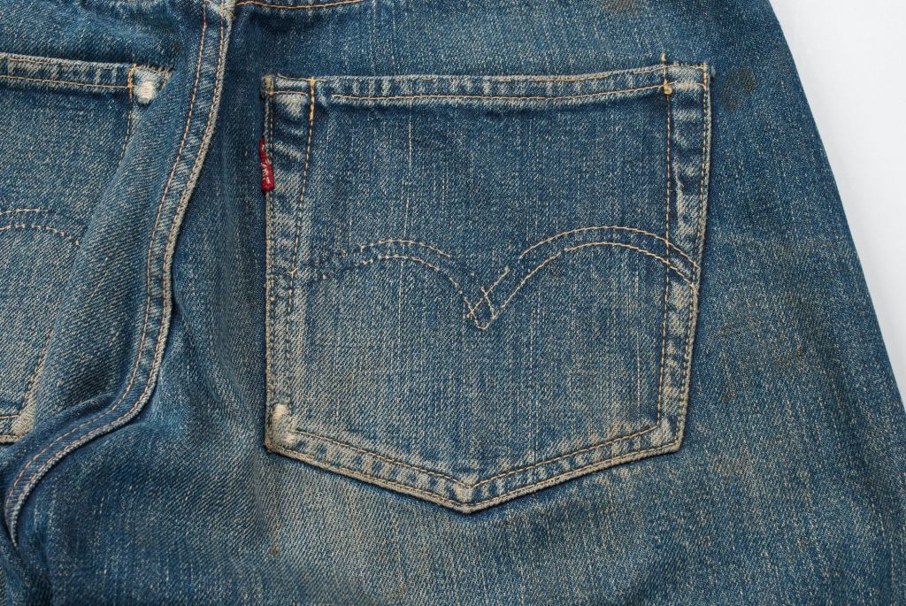 lot 501 men's jeans concealed rivets 1960s from carl von buskirk former executive in brussels see historical correspondence file july 2012